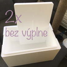 2x Polystyrénový termobox 50,3L/40kg + DOPRAVA ZDARMA