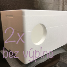 2x Box bez úpravy bez výplne + DOPRAVA ZDARMA